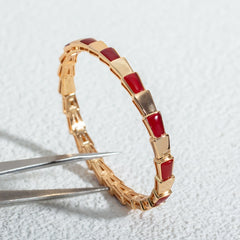 SERPENTI BRACELET PINK GOLD RUBELLITE