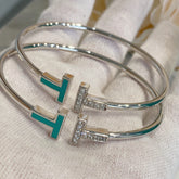 T BRACELET 1.8MM TURQUOISE DIAMOND
