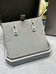 MOVE UNO STUD DIAMOND PAVED EARRINGS