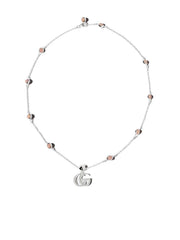 GG DOUBLE G MOTHER-OF-PEARL NECKLACE