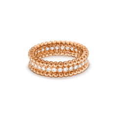 PERLEE DIAMOND PINK GOLD RING
