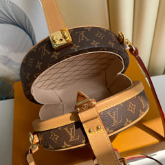 LV 25S MINI BOITE CHAPEAU 17 IN BROWN MONOGRAM COATED CALFSKIN