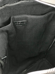 LOE 39 MILITARY BACKPACK IN BLACK SOFT GRAINED CALFSKIN