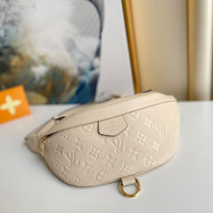 LV BUMBAG WAIST BAG 37 IN CREAM GRAINED CALFSKIN