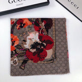 GUCCI 25S SCARF 140 IN CASHMERE 740370