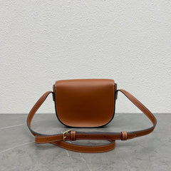 FOLCO CUIR TRIOMPHE 18 IN RED BROWN CALFSKIN