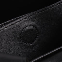 PRA 18 DYNAMIQUE LOGO TOTE BAG IN BLACK CALFSKIN