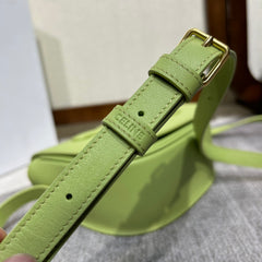FOLCO CUIR TRIOMPHE 18 IN INCHWORM GREEN CALFSKIN