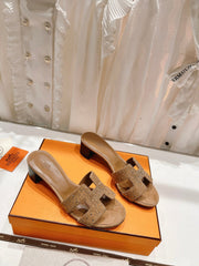 0ASIS SANDALS CARAMEL LAMBSKIN ATTACH CRYSTAL