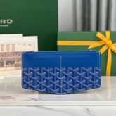 INSERT LOUISE 21 IN TORY BLUE GOYARDINE CANVAS