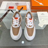 GIGA SNEAKER CARAMEL MIX WHITE CALFSKIN