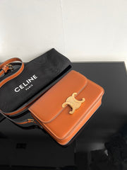 TRIOMPHE TEEN 18 CINNAMON BROWN COWHIDE