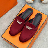 0Z Mule Cherry Silk Thick Cloth/Sheepskin