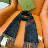 GUCCI 25S SCARF 190 IN WOOL 636371