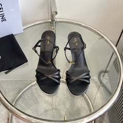 HIGH HEEL 65MM IN BLACK CALFSKIN