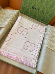 GUCCI 25S SCARF 180 IN WOOL 636369