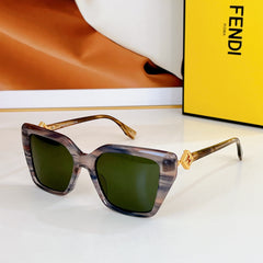 FF DIAMONDS SQUARE FRAME SUNGLASSES FE40161I IN ACETATE