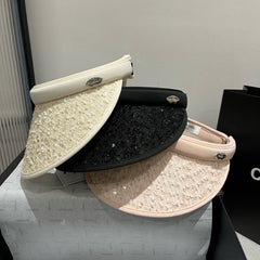 CC SUN HAT MODEL PINK WITH SEQUINS 673926