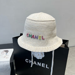 WOVEN BUCKET HAT WHITE 674001