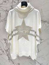 DIOR 25S TURTLENECK PONCHO SWEATER STYLE 383