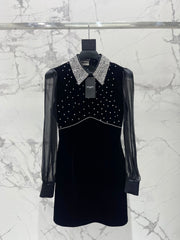 YSL 25S DRESS WITH BEADED DETAILS STYLE 61