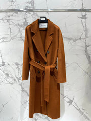 MAX MARA 25S DOUBLE-BREASTED WOOL COAT 213