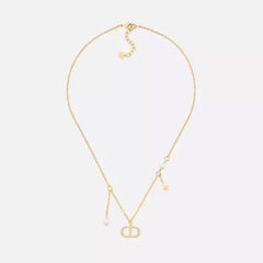 CD STAR PEDANT GOLD DIAMOND NECKLACE