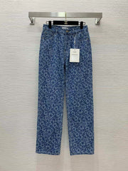 CC Jeans Printed Denim Blue and Dark Blue