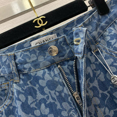 CC Jeans Printed Denim Blue and Dark Blue