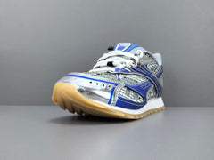 BV SNEAKERS IN SILVER AND BLUE MESH