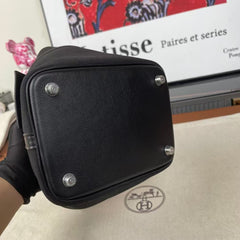 CARGO PICOTIN BAG 18 IN BLACK TOGO GOLD HARDWARE