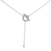 OT BUCKLE FULL DIAMOND NECKLACE