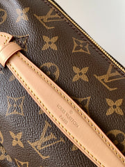 LV BUMBAG 37 IN BROWN COATED MONOGRAM CANVAS