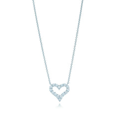 HEART-SHAPED DIAMOND NECKLACE