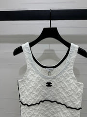 Chanel 25 Monogram Cotton Tank Top
