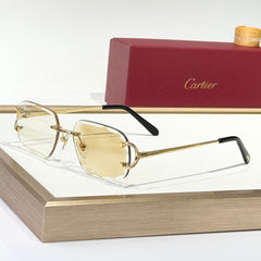 PHOTOCHROMIC LENSES C DE SQUARE FRAME SUNGLASSES CT0093O IN METAL