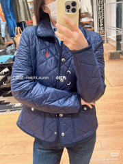 RALPH LAUREN 25S MEDIUM-LENGTH COTTON COAT 201