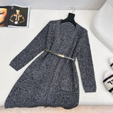 HERMES 25S LONG KNITTED CARDIGAN 080