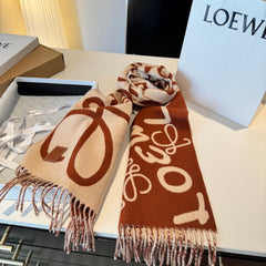 LOEWE 25S SCARF 180 IN CASHMERE WOOL 861446