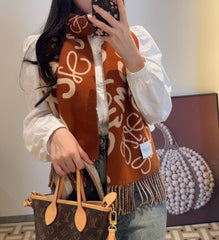 LOEWE 25S SCARF 180 IN CASHMERE WOOL 861446