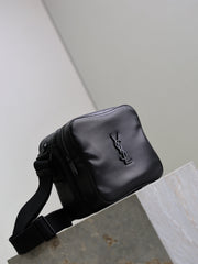 YSL 25S NIKI CAMERA BAG 19 IN BLACK CALFSKIN
