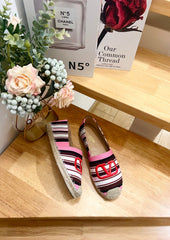 FLAT ESPADRILLE IN COLORFUL CANVAS 2 CM