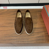 LP LOAFERS 25S IN DARK BROWN SUEDE