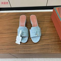 LP HIGH HEELS 25S IN SKY BLUE SUEDE