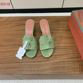 LP HIGH HEELS 25S IN SAGE GREEN SUEDE