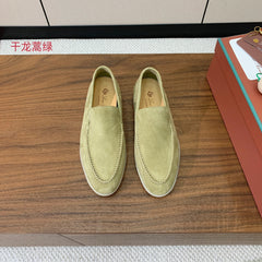 LP LOAFERS 25S IN OLIVE GRAY SUEDE