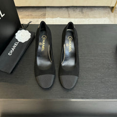 HIGH HEEL 85 MM SANDALS IN BLACK SUEDE AND FABRIC