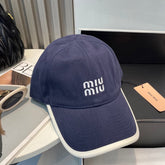 MM BASEBALL CAP IN NAVY BLUE FABRIC STYLE 7