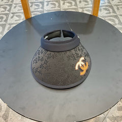 CC HALF HEAD WIDE BRIMMED SUN HAT BLACK 672696