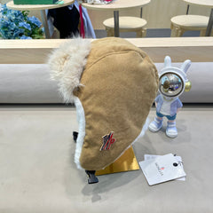 AVATOR HAT IN TORTILLA BROWN CORDUROY AND FLEECE-LINED 434985